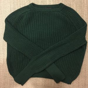 Cropped Fisherman Sweater